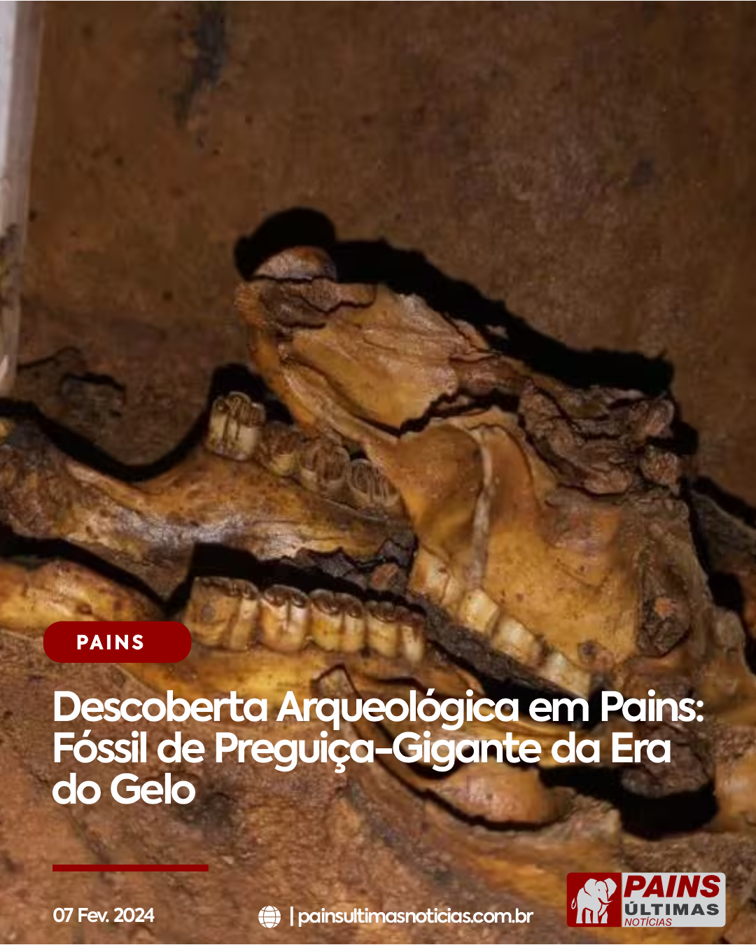 Descoberta Arqueológica em Pains-MG