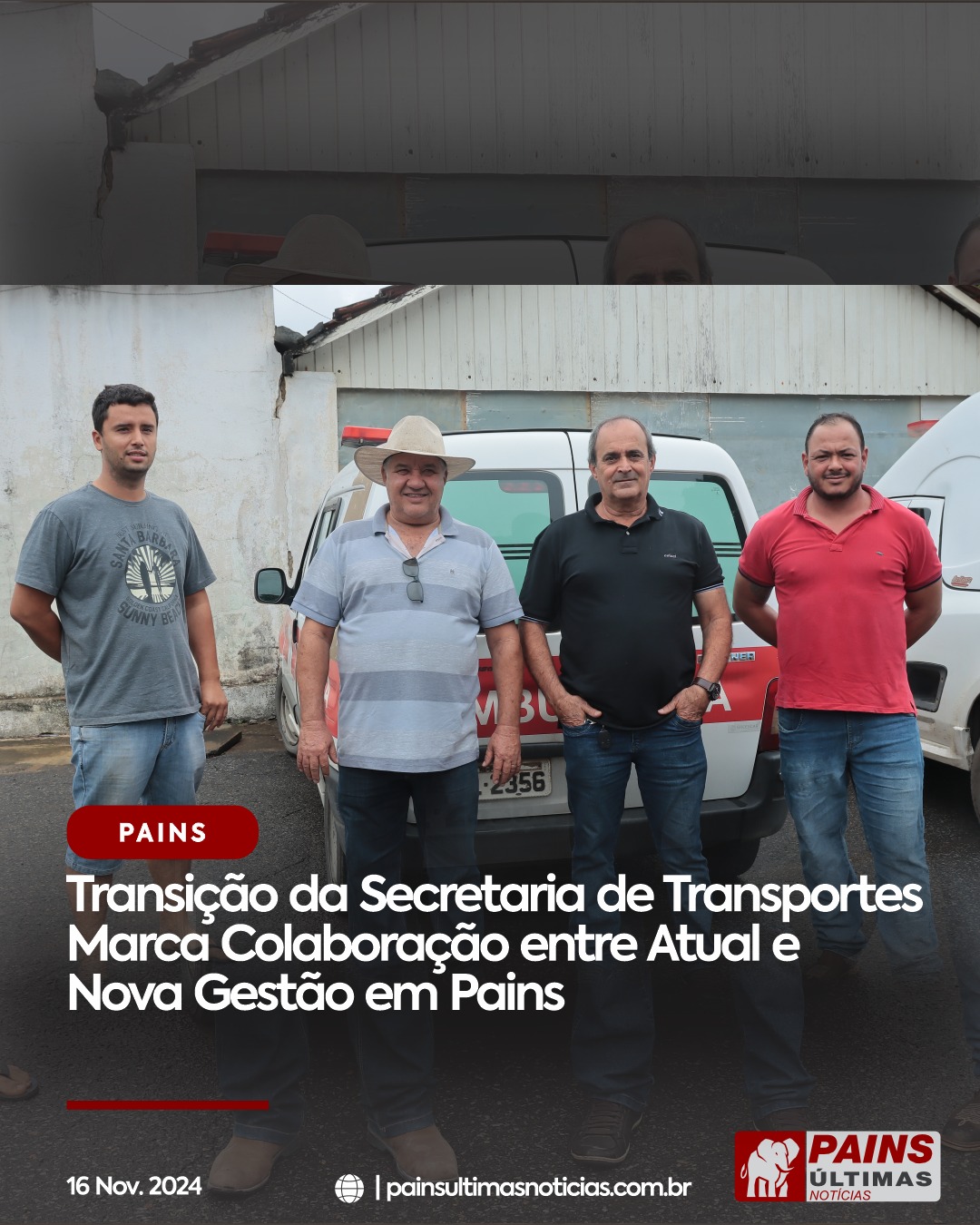 Transição da Secretaria de Transportes Marca Colaboração entre Atual e Nova Gestão em Pains