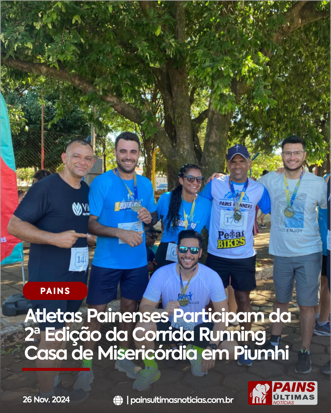 Atletas Painenses Participam da 2ª Edição da Corrida Running Casa de Misericórdia em Piumhi